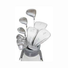 ORLIMAR Golf Half Set Starter Set L Type with Caddy Bag ORM-200 Women's [Right] 8.5 (White)