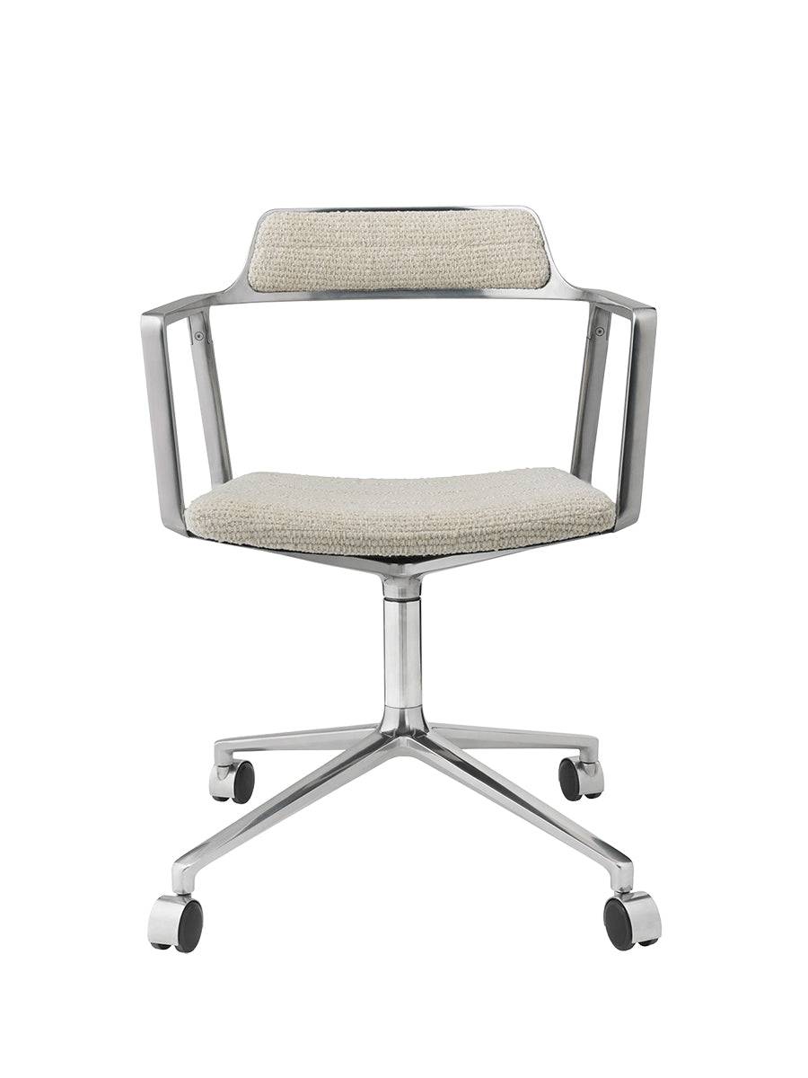 VIPP452 Swivel Chair m/hjul, Wavy tekstil fra Vipp - Jacobsen Plus