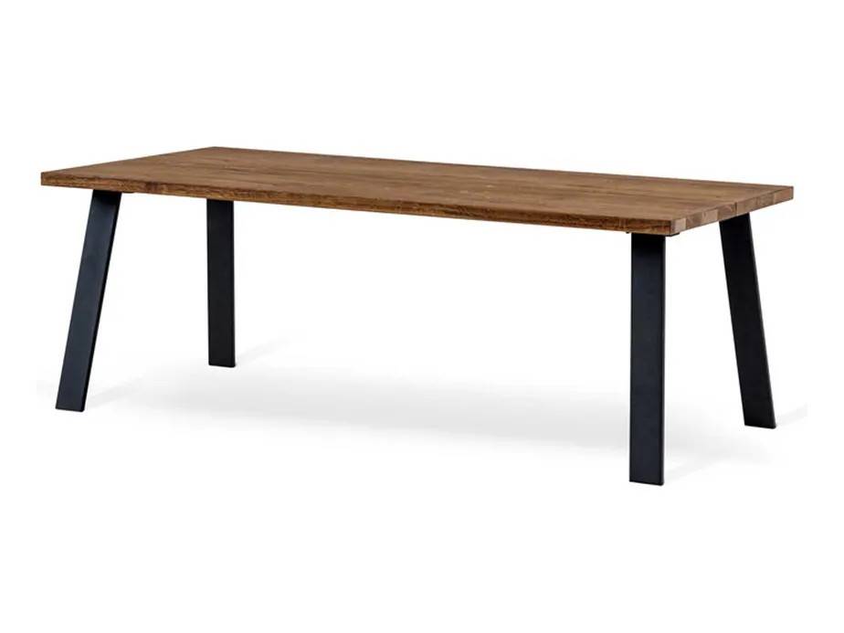 Torkelson Narvik matbord Oljad vildek/svart 210 x 75 cm
