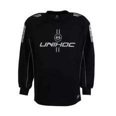 UNIHOC GOALIE SWEATER ALPHA BLACK/SILVER (XXL)