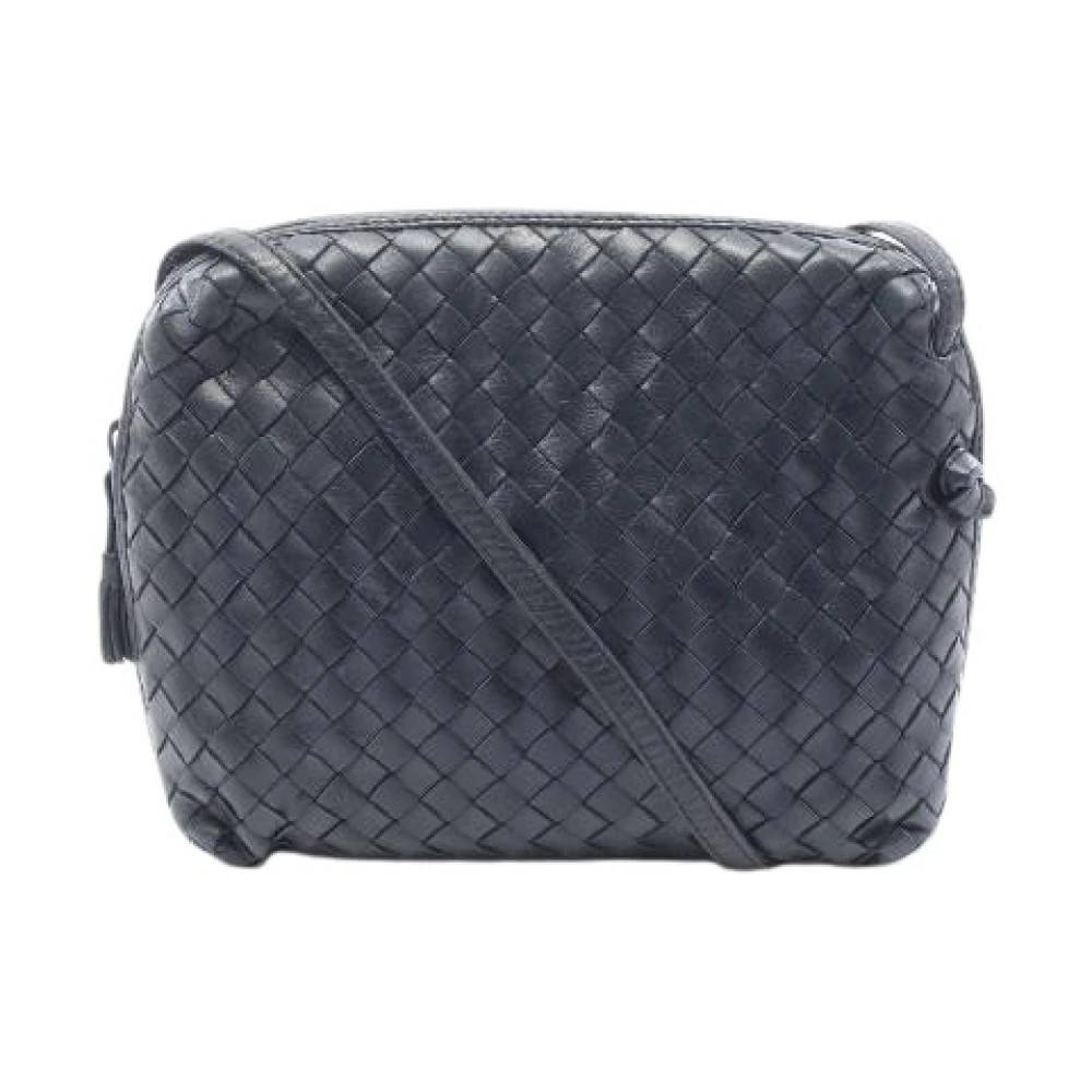 Bottega Veneta Vintage - Pre-owned Intrecciato Läder Axelremsväska Vintage - Dam - ONE Size - Läder