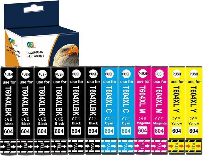 604 Xl Multipack Compatible Cartouch D'Encre Remplacement Pour Epson 604Xl Pour Expression Home Xp-2205 Xp-4200 Xp-3200 Xp-3205 4205