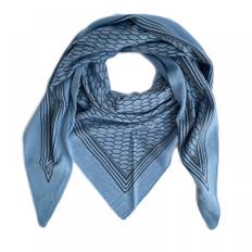 Gauge & Ply, Gaia Cashmere Halstørklæde, Ocean Blue