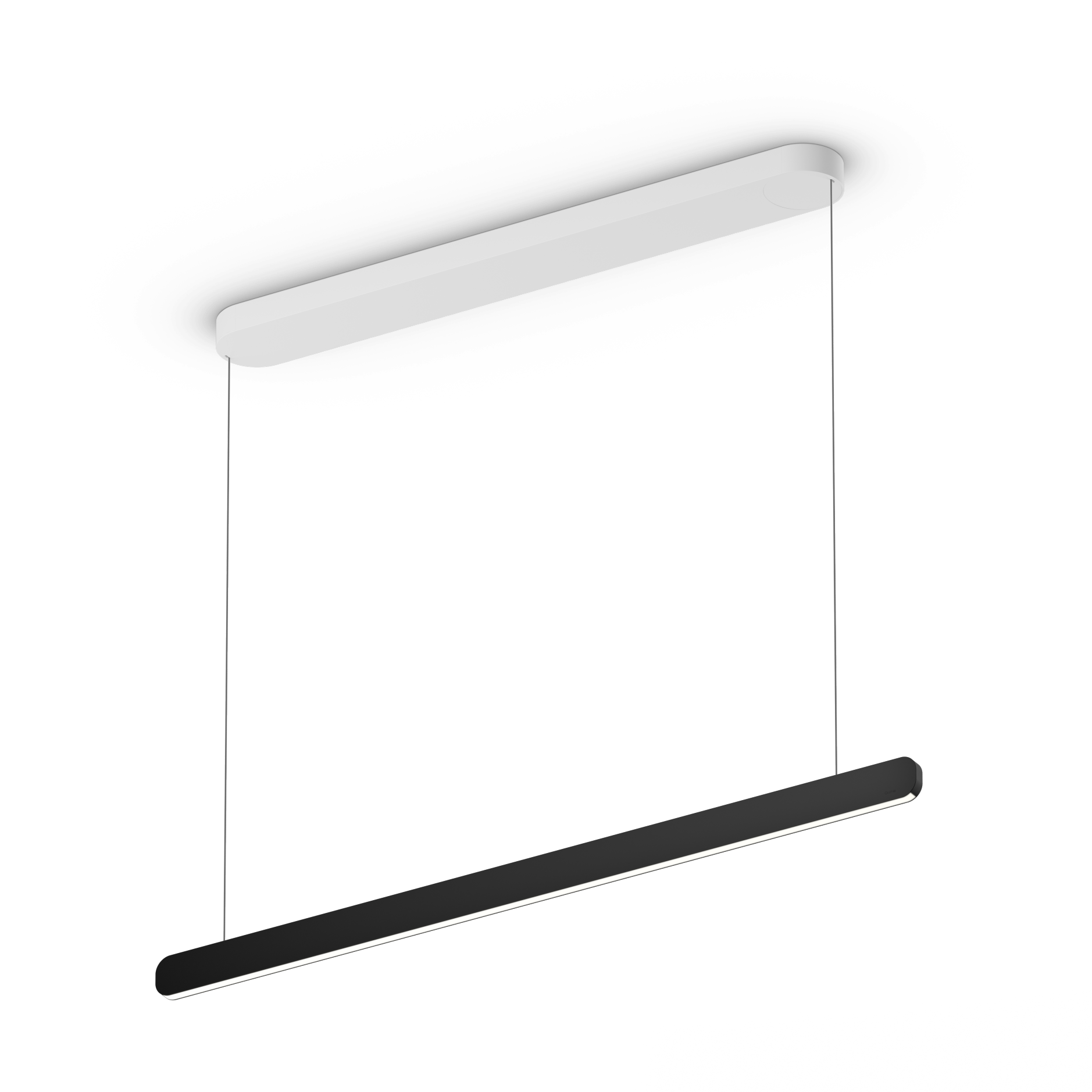 Mito volo fix flat wide med air, mat sort 100 pendel, Occhio (outlet)