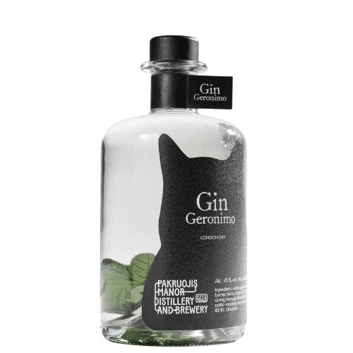 Geronimo London Dry Gin.