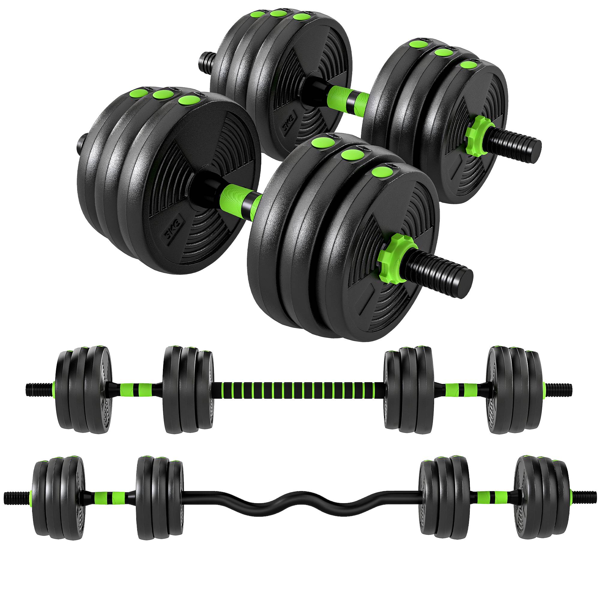 Dumbbell set 20 kg adjustable dumbbell set dumbbell set bodybuilding dumbbell set