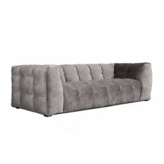 Michelin 3 pers. sofa - 236 x 105 cm - Light grey velour