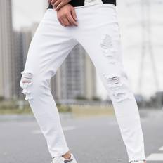 TEMU Ripped Men' Stylish Skinny Long Jeans For All Outdoor