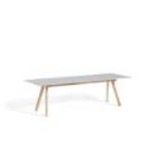 HAY CPH 30 Extendable Table 160/310x80x74 cm - Lacquered Solid Oak/Grey Linoleum