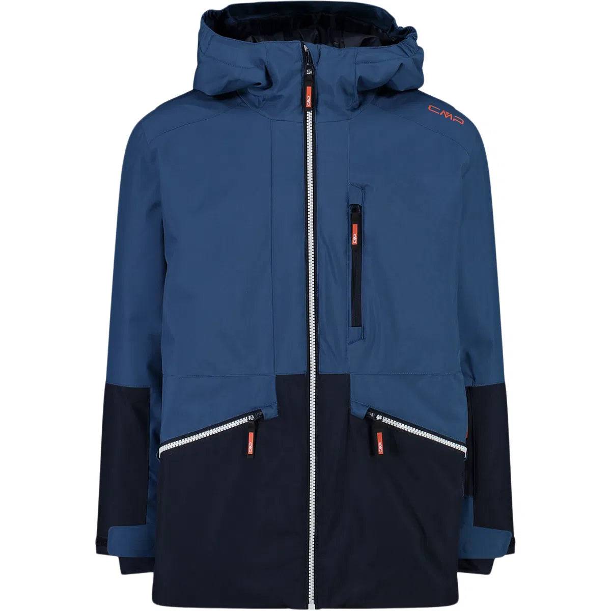 CMP Kid Jacket Fix Hood Skijakke Børn - Bluestone - Bluestone / 116 cm / 6 år