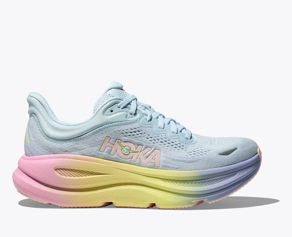 Hoka Women Bondi 9 - Glimmering Blue / Overcast