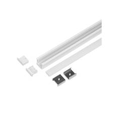 Light Solutions Aluminiumsprofil - Model L (Indbyg) - 20mm LED strip - Hvid