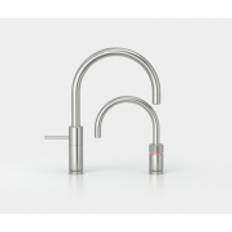 Quooker Nordic Round Twintaps, PRO3-VAQ und Cube *inkl. FILTER*, Edelstahl massiv, 7 JAHRE GARANTIE, NMRSSTNSRSSTPRO3CUBE2