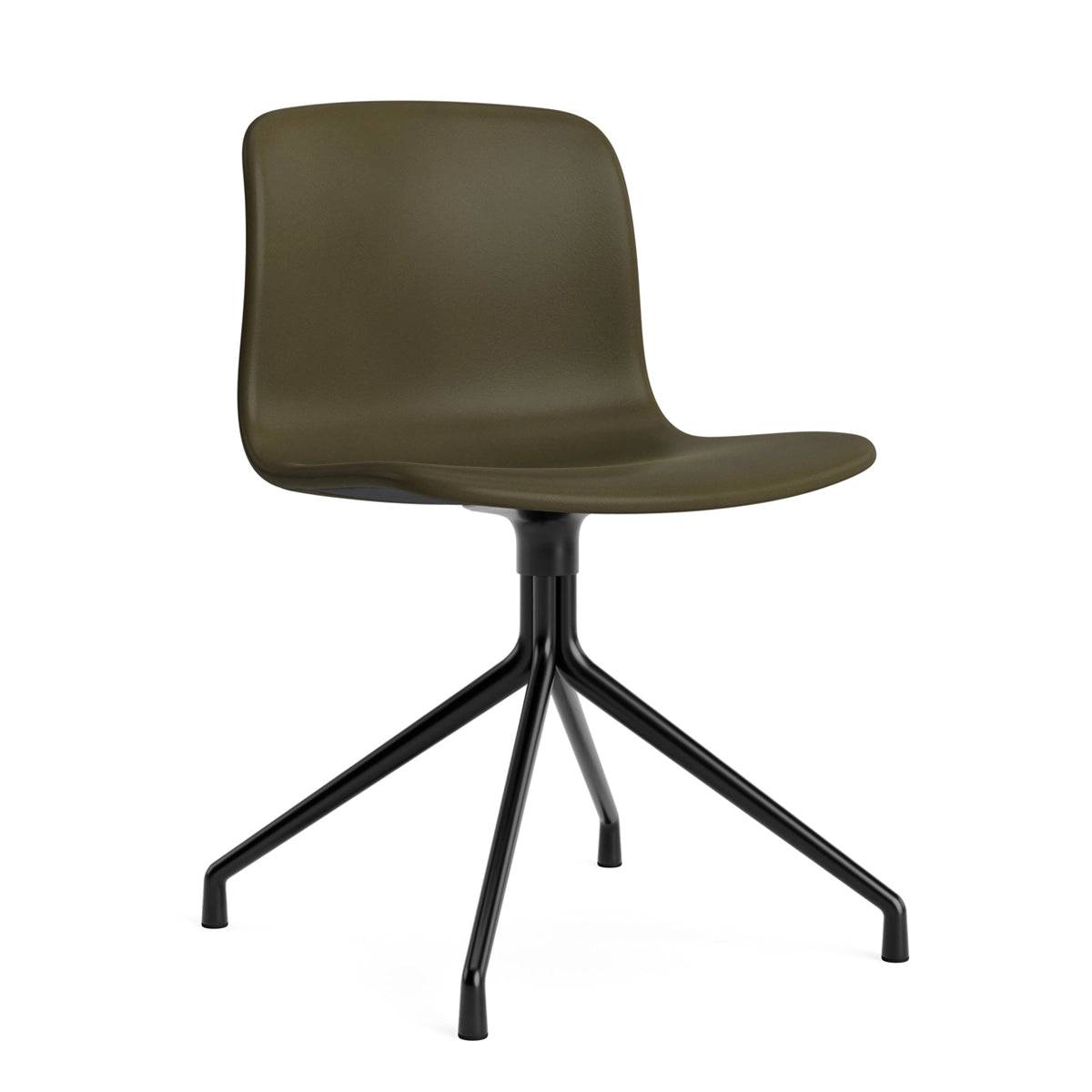 HAY About A Chair - AAC 11 - Sense Læder - Sort / Forest