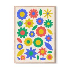 Blommigt – affisch 50x70