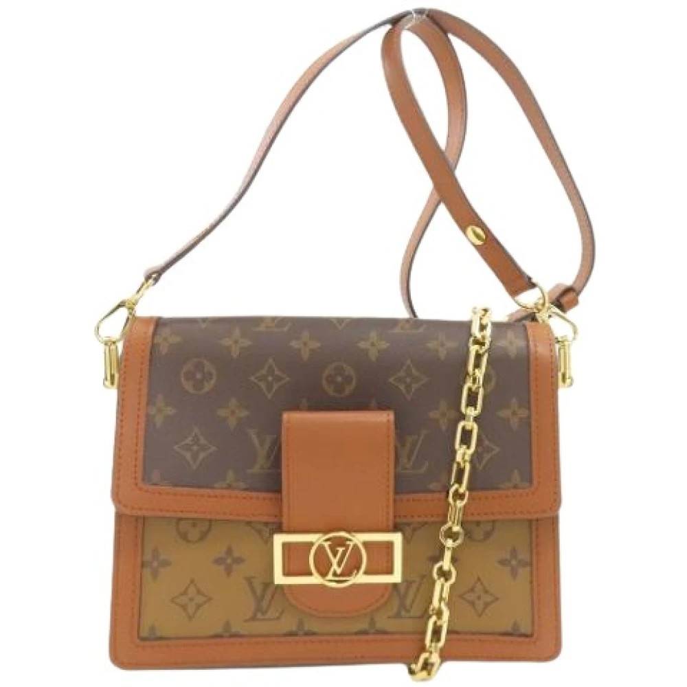 Louis Vuitton Vintage Pre-owned Monogram Skuldertaske - Vintage - Dame - Brun - ONE SIZE - Uld