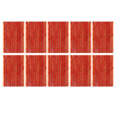 100pcs 100x3mm Tire Repair Plug Tubeless Tyre Rubber Sealing Strip Puncture Recovery for Car brun