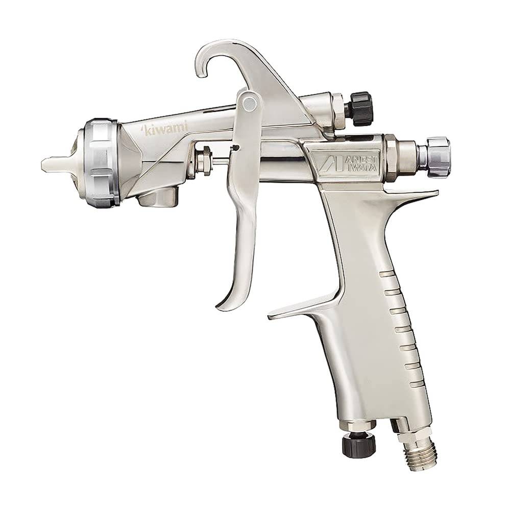 Anest Iwata KIWAMI Gun Series Gravity-Fed Spray Gun, 1.6mm Diameter, KIWAMI-1-16B2, Silver