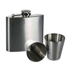 Fickplunta metall med shotglas