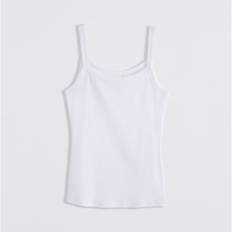 Filippa K Fine Rib Singlet Linnen Dam Vit XS