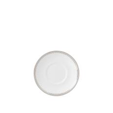 Wedgwood - Vera Wang Grosgrain Espresso Saucer - Assietter - Vera Wang - Hvid