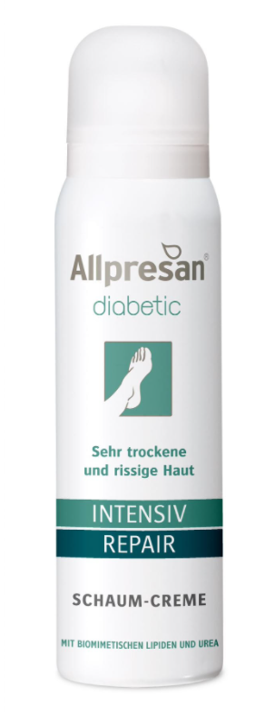 Allpresan Diabetic Intense Repair med Urea - Til tør og revnet hud