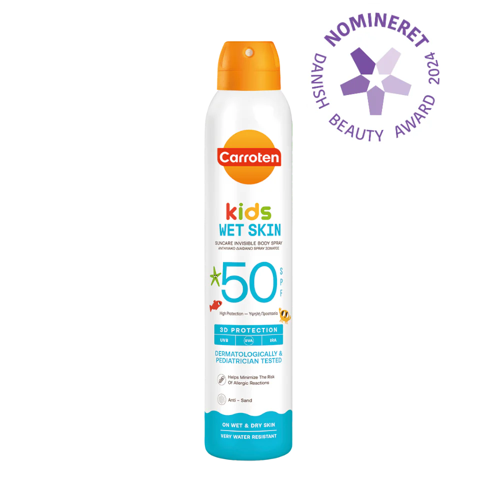 Carroten Dry Mist Kids Wet/dry Spf 50 200ml - Hos Frisøren & Baronen.