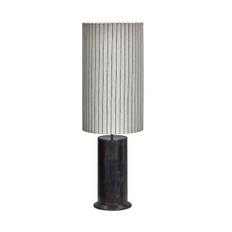 House Doctor Rafi gulvlampe - inkl skærm - antique brown/off-white