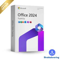 Microsoft Office 2024 Family - 5 Enheter | Livstid | SVE