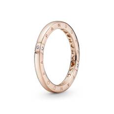 Pandora, Accessories , Dame, Lyserød, 52 MM, Uld, Logo & Hearts Ring