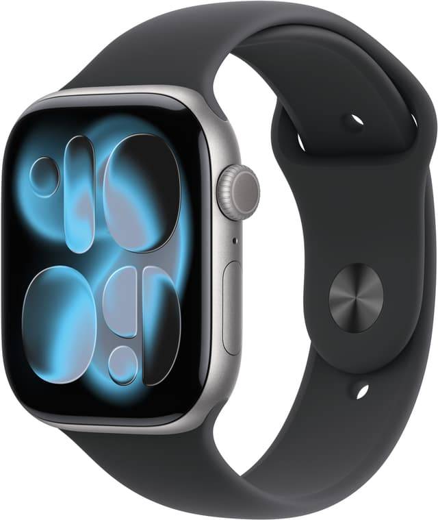 Apple Watch S11 46mm CEL (Space Gray Aluminium/Black Sport Band) S/M