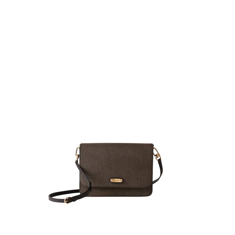 Borbonese B-Urban Small Crossbody Bag - Tasker - Dame - Brun - ONE SIZE - Læder