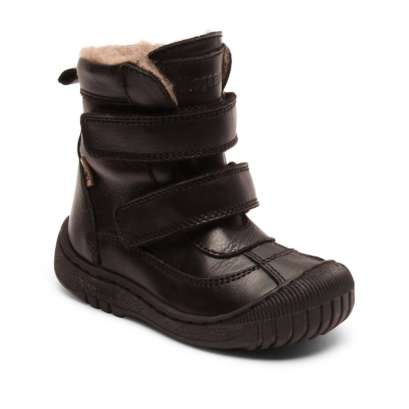 TEX-støvle m. velcro, Sort - 31