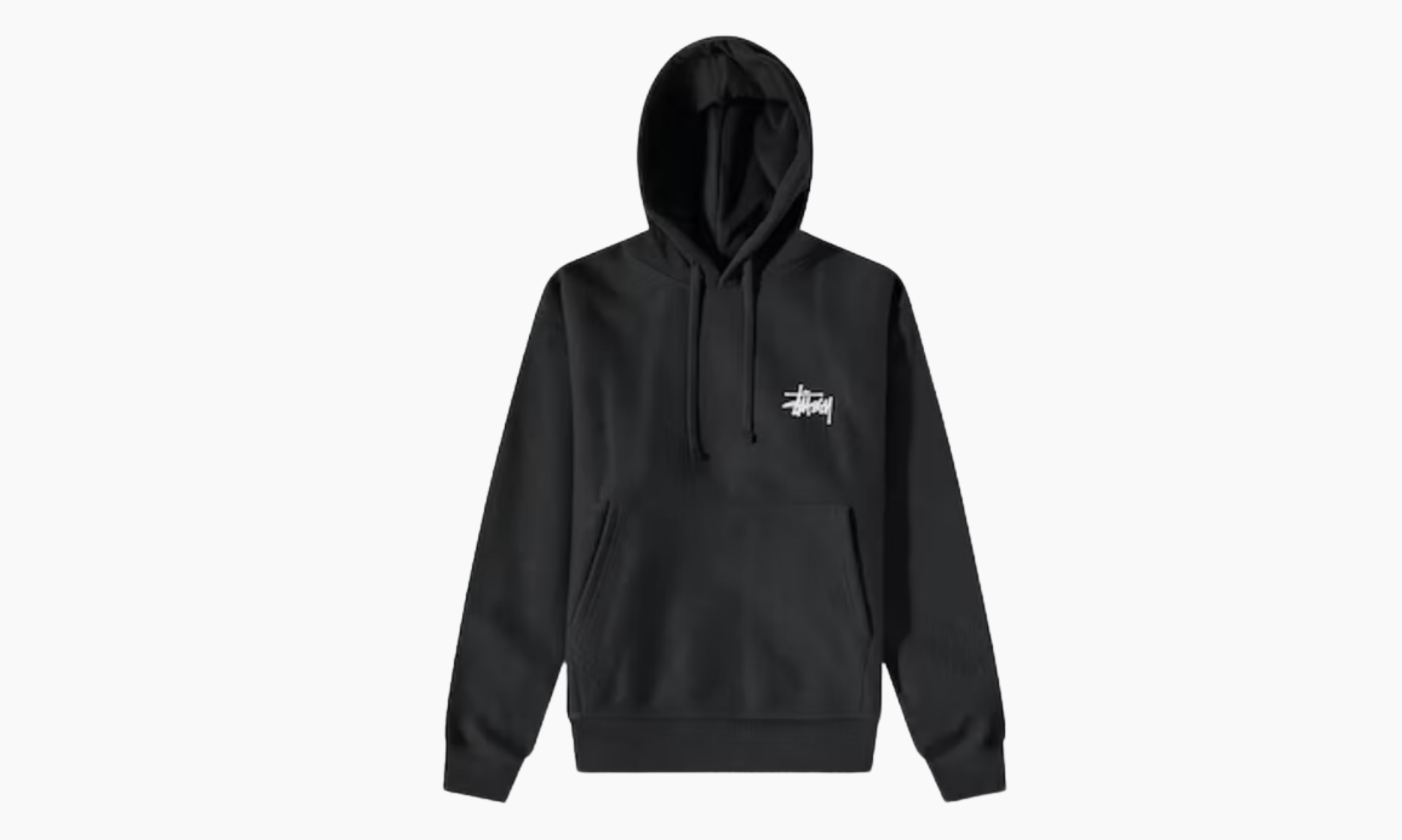 Stussy Basic Hoodie Black - Large