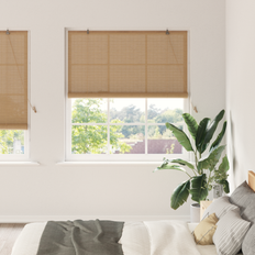 Fönsterpersienner & Gardiner Ljusbrun 150 x 220 cm Bambu