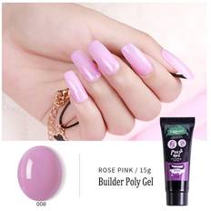 15 ml Poly Gel Extension Crystal Finger Jelly Polygel Nagelgel Kamouflage UV LED Hård Gel Akryl