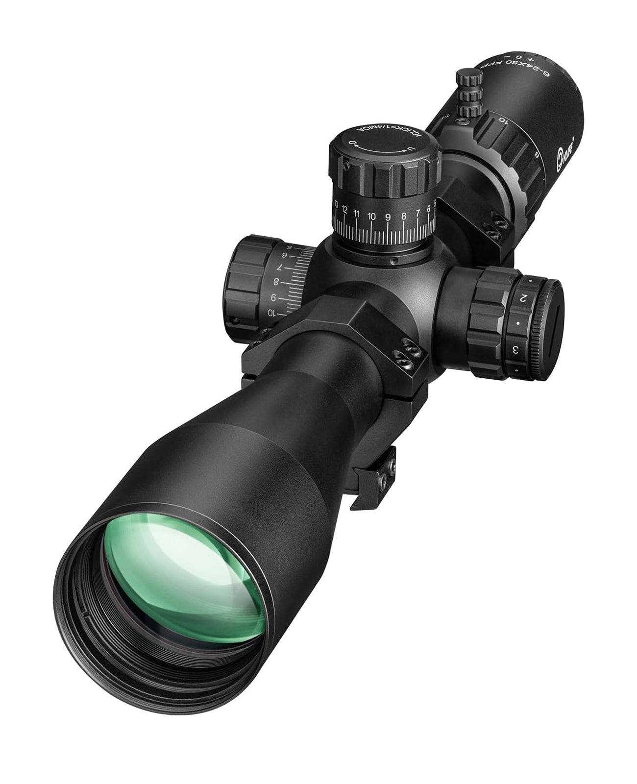 CVLIFE BearPower 6-24x50 FFP Scope with MIL Illuminated Reticle