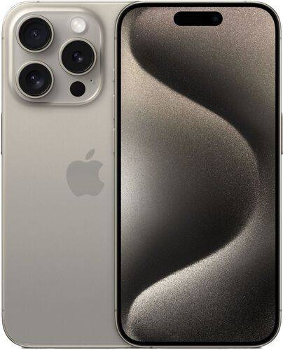 iPhone 15 Pro | 256 GB | Dual-SIM (2 x eSIM) | Naturligt titanium