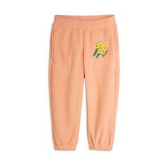 Mini Rodini Alpine Flowers Emb Fleece Byxor  Pink 140/146 cm  Rosa  140/146 cm  kvinna