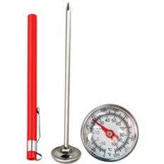 Rostfritt st&#xE5;l jordtermometer stam l&#xE4;s urtavla 0-100 grader celsius intervall f&#xF6;r mark kompost tr&#xE4;dg&#xE5;rd