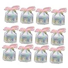 Gogogmee 50 St Kartonger Unicorn Bröllop Godis Box Godislåda För Snacks Unicorn Party Favor Box Unicorn Tema Godis Lådor Brudduschlåda Chokladask Souvenir Europeisk Stil Brudtärna