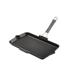 Staub - vikt grillform (34 cm x 21 cm) - unisex - Gjutjärn - one size - Svart