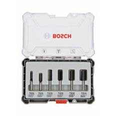 Bosch FRÄSSTÅLSET HM Notfräsar 8 mm 6 st.