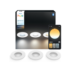 Philips Hue Adore indbygningsspot til badeværelse 3-pak