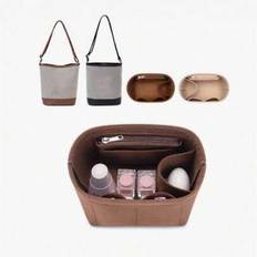 (The Style Of The Zipper Head Is Random) 1 Pc Mini Zipper Inner Bag, Dumpling Bag, Mini Bag, Mid Bag, Storage And Organizing Bag, Supporting Cosmetic - Multicolor - Brown-a,Wine Red-a,Beige-a,Pink-a,Black-a,Navy Blue-a