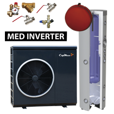CopMax HS10V m/Multitank 180/100 L Varmepumpesæt