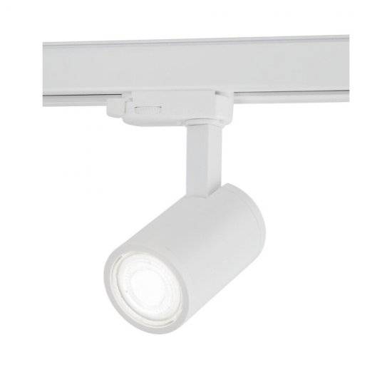 Beam GU10 track light 3-fas vit/svart