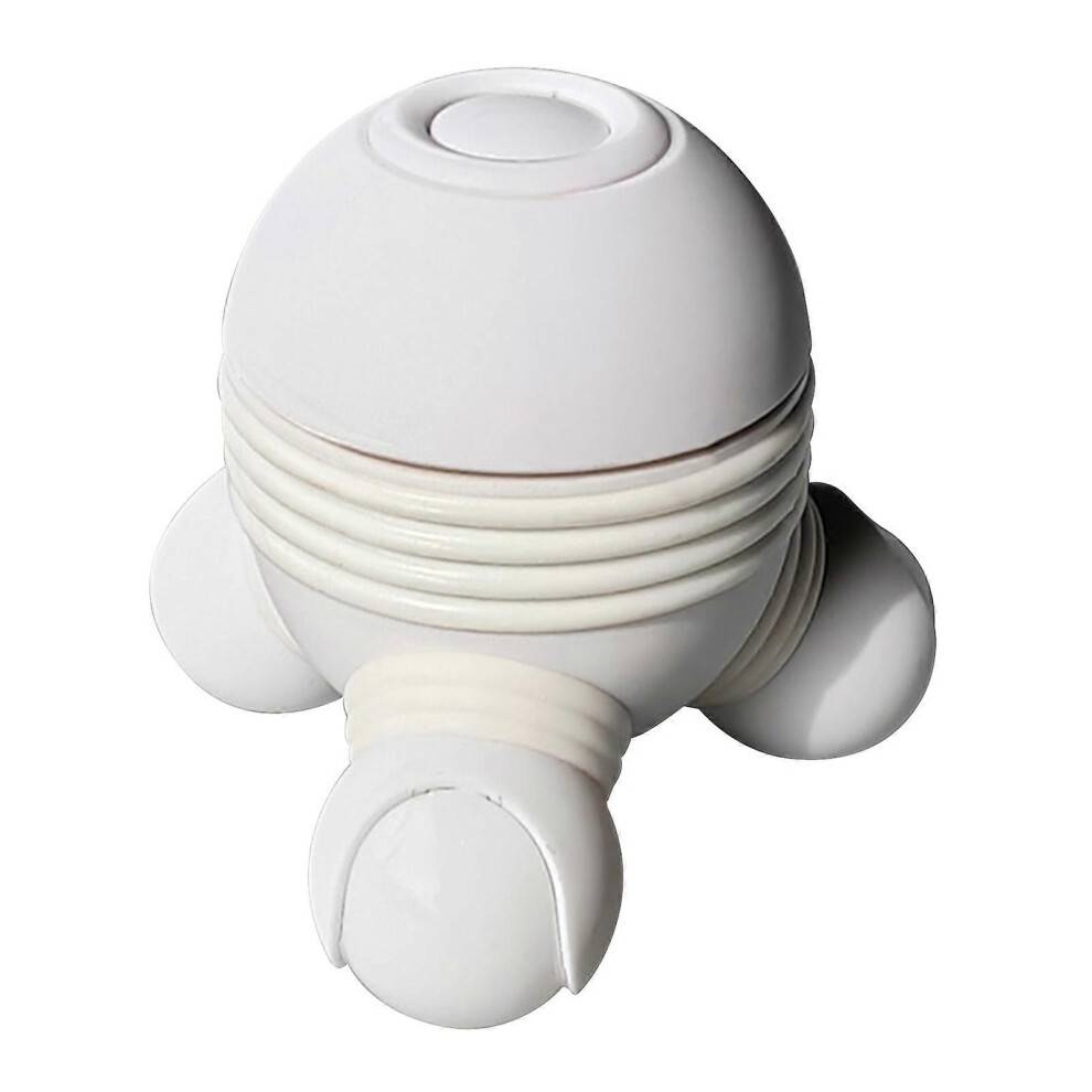 (White) Sensory Cordless Mini Massager, Deep Tissue Vibration for Neck Back Pain Relief, Handheld Massage Gun for Shoulder Full Body