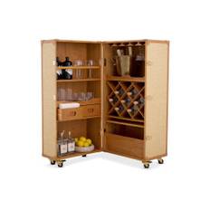 Martini Bianco barskåp sand - Beige (B: 59 x D: 59 x H: 122.5 cm)