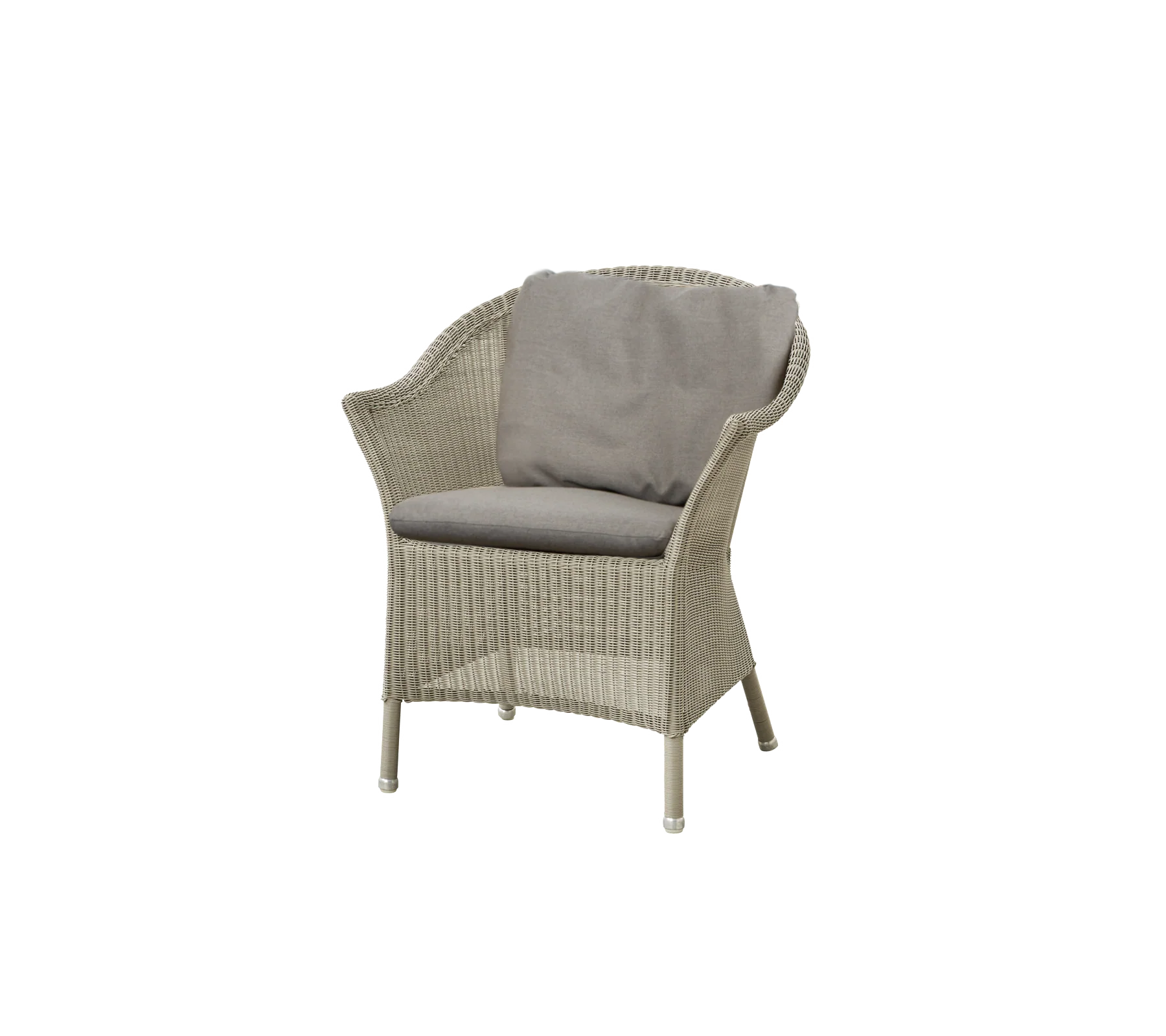 Lansing Havestol fra Cane-line Taupe / Taupe- Cane-line Natté sæde - og ryghynde - Jacobsen Plus